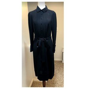 Diane von Furstenberg Silk Black Long Sleeve Dress